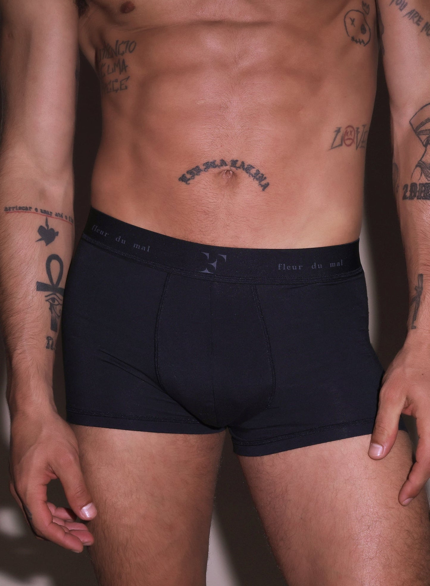 Fleur du Mal Men's Black Boxer 3-Pack