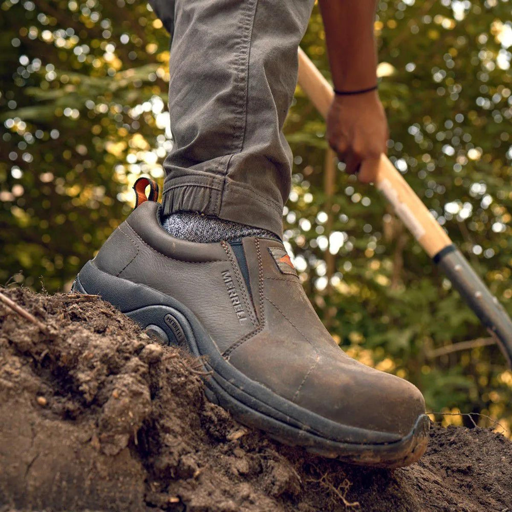 Merrell | Jungle Moc Leather Comp Toe Work Shoe Wide Width - Work