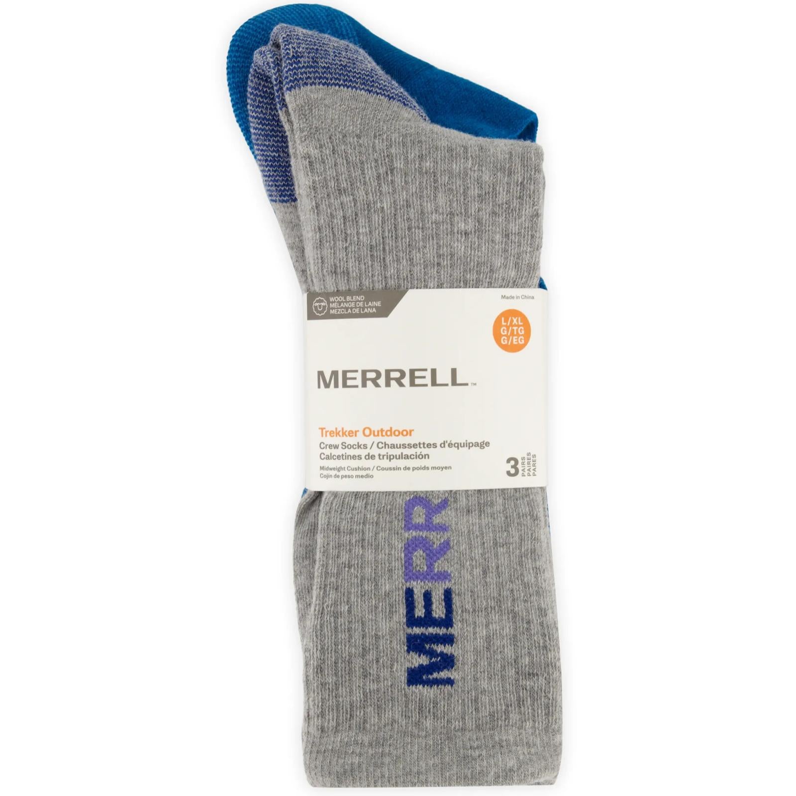 Merrell | Trekker Outdoor Crew Sock 3 Pack - Socks