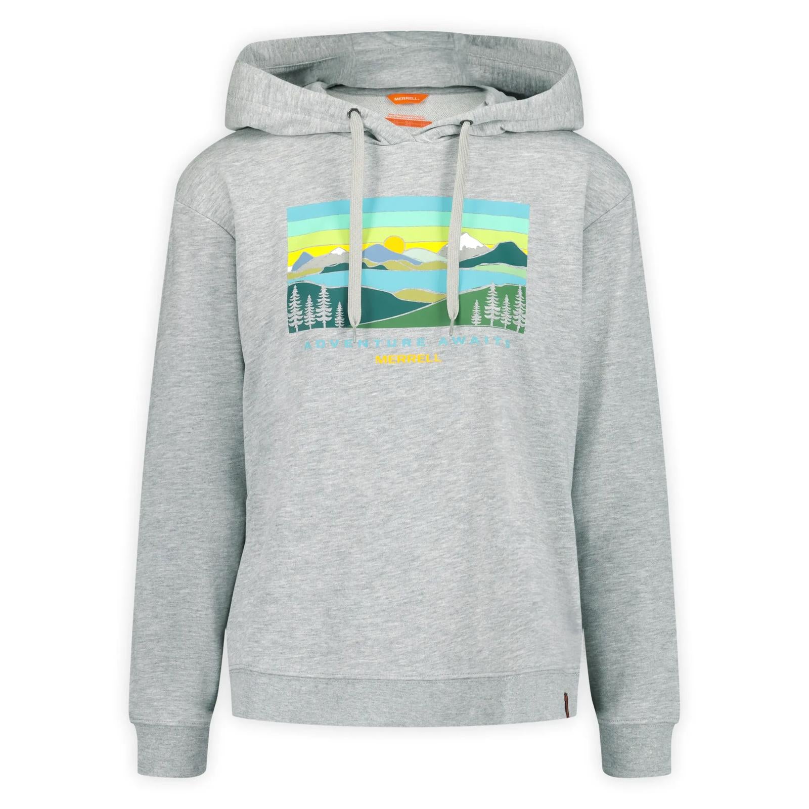 Merrell | Await Adventure Semi-Cropped Graphic Hoody - Tops