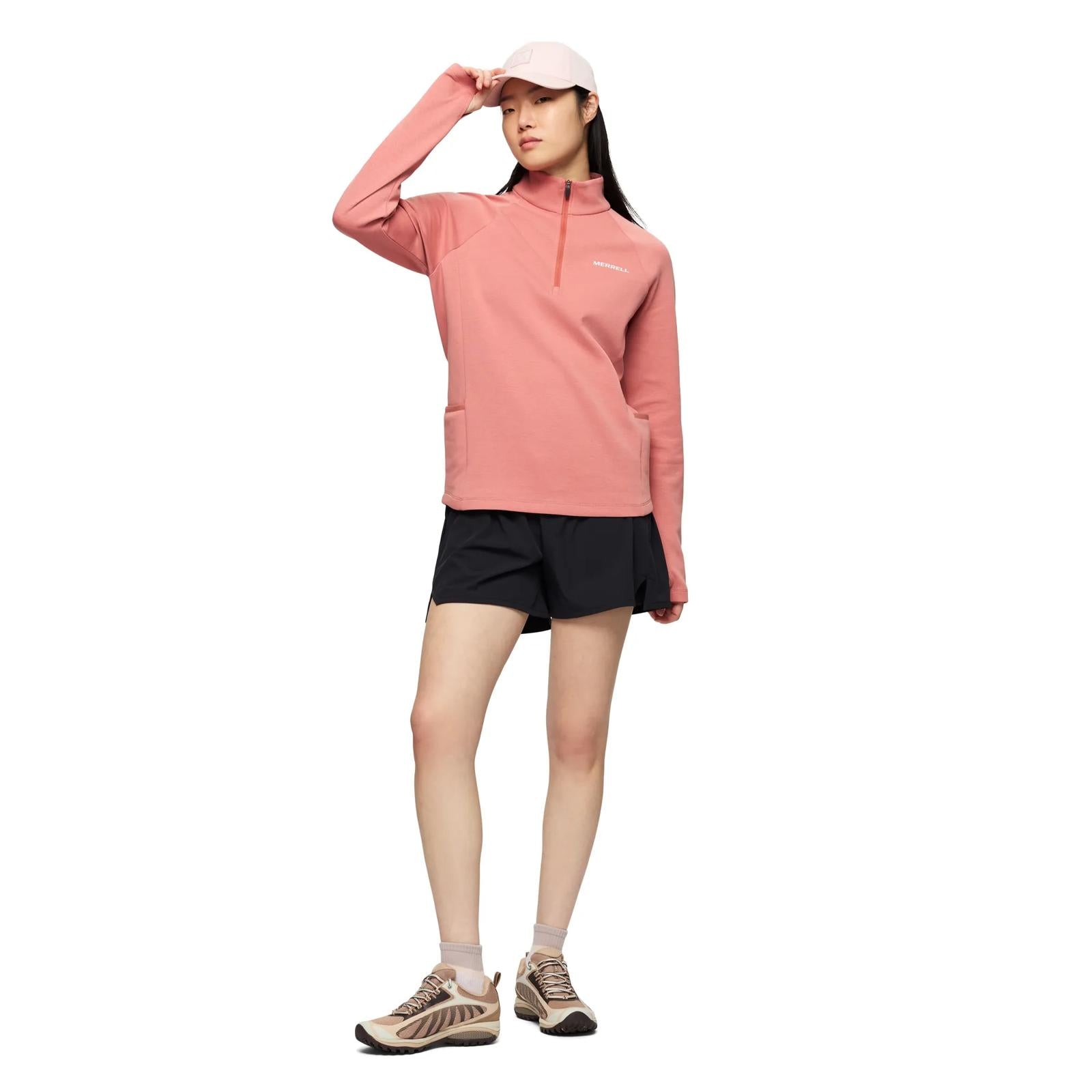 Merrell | Riley Quarter Zip Mid Layer - Tops