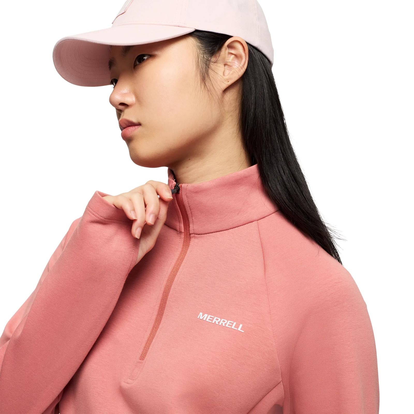 Merrell | Riley Quarter Zip Mid Layer - Tops