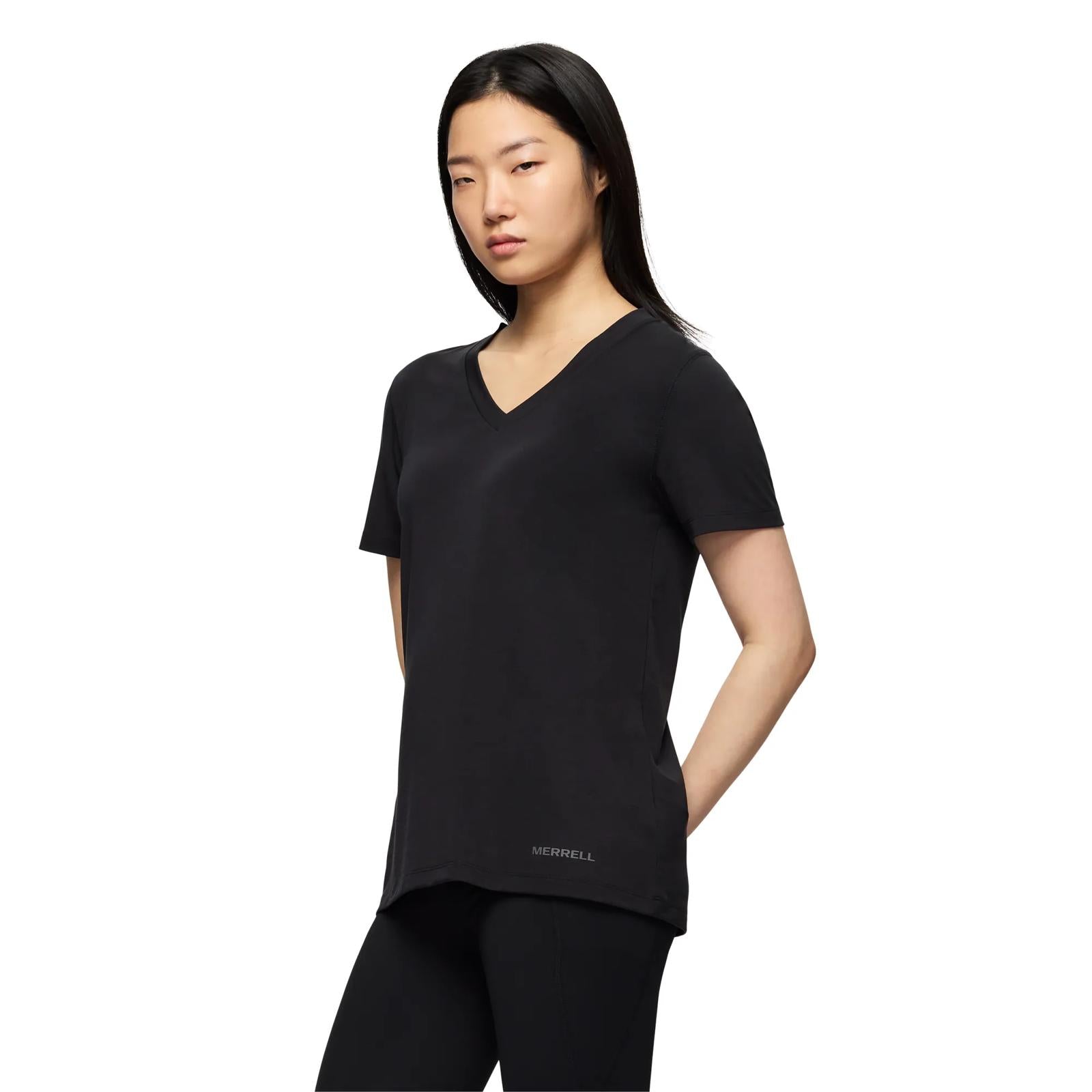 Merrell | Viva Tencel V-Neck Tee - Tops