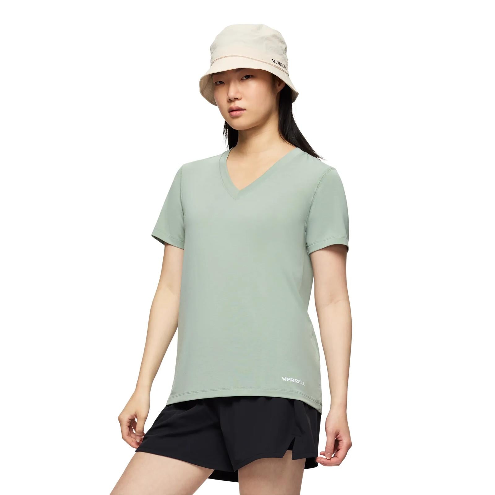 Merrell | Viva Tencel V-Neck Tee - Tops