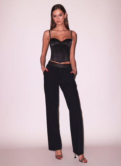 Fleur du Mal Black Hamptons Bustier