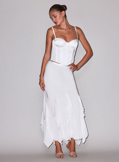 Fleur du Mal Ivory Hamptons Bustier