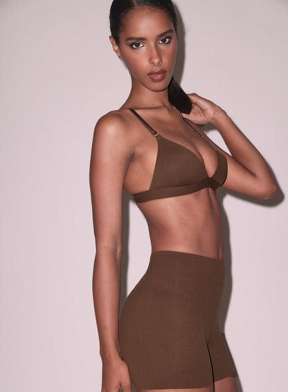 Fleur du Mal Le Stretch Micro Triangle Bra
