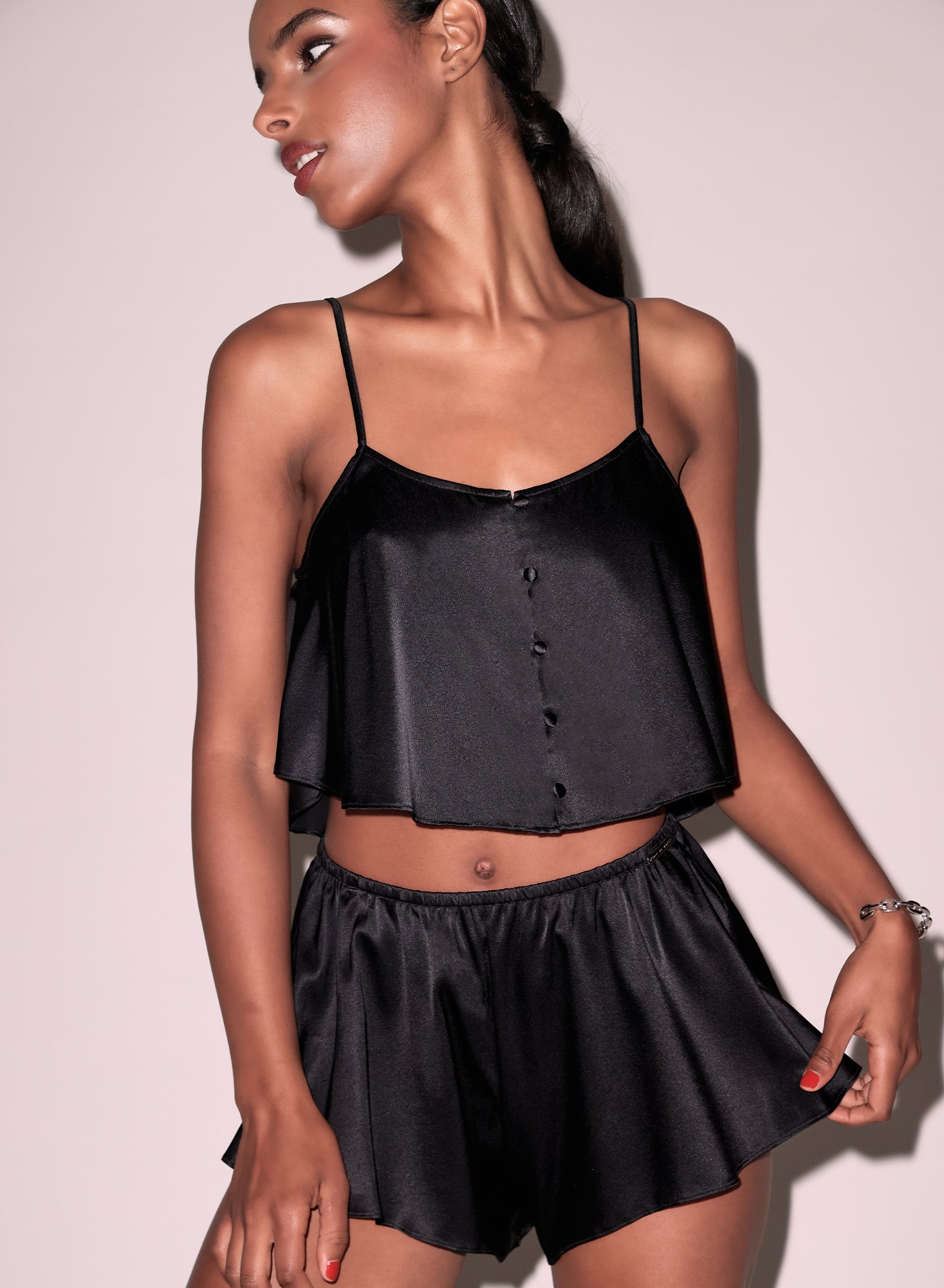 Fleur du Mal Luxe Flutter Short