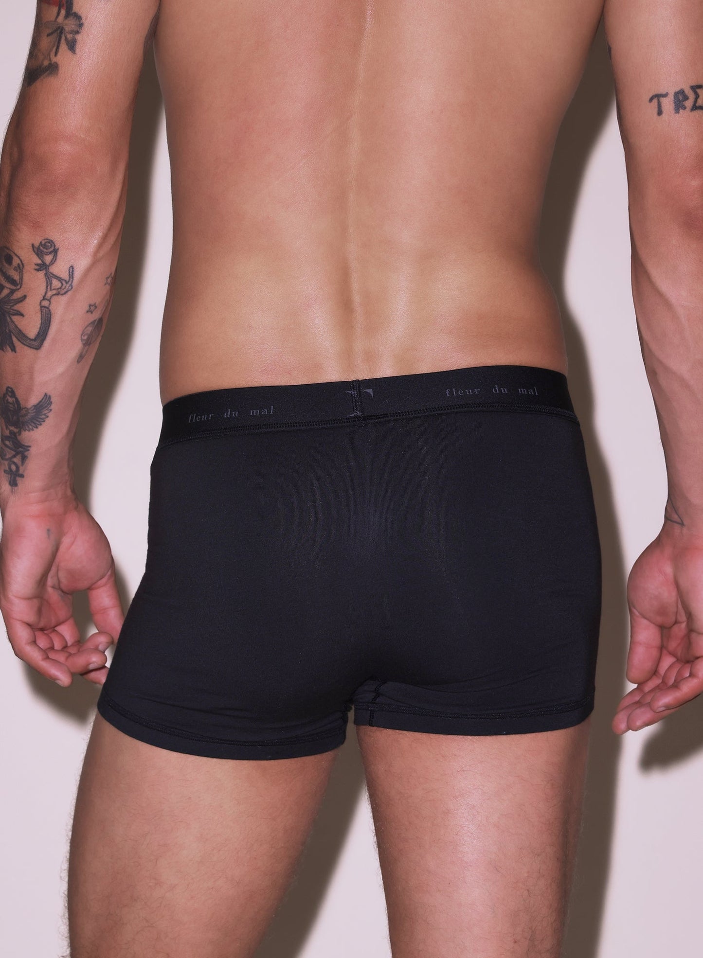 Fleur du Mal Black Men's Boxer Brief