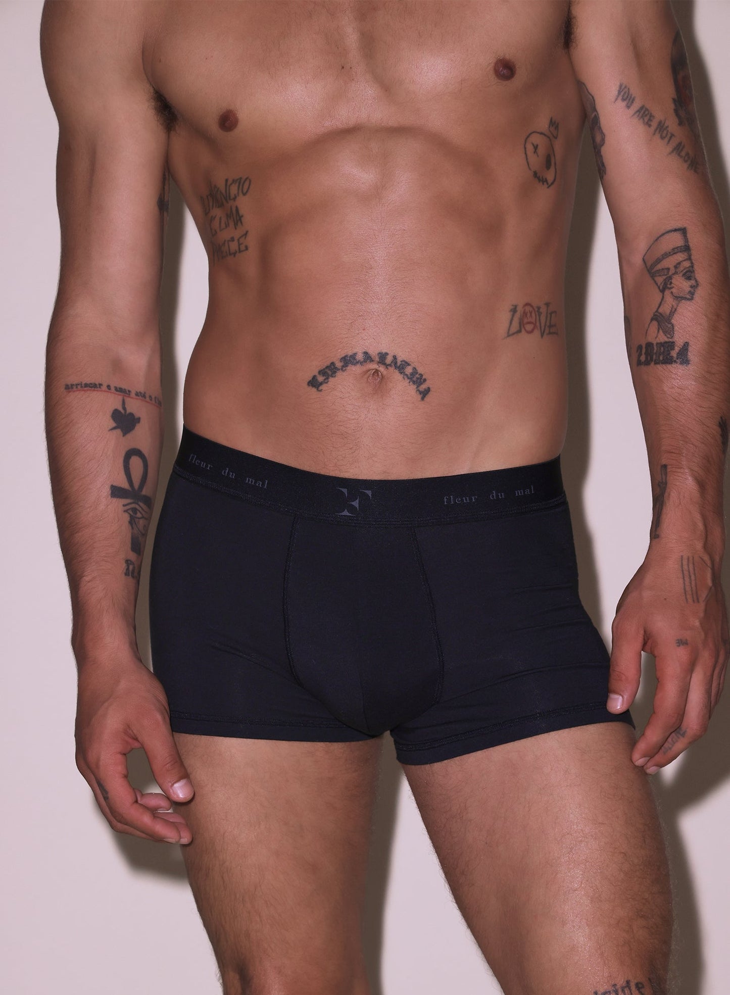 Fleur du Mal Men's Black Boxer 3-Pack