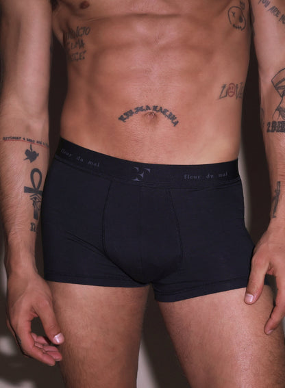 Fleur du Mal Men's Black Boxer 3-Pack